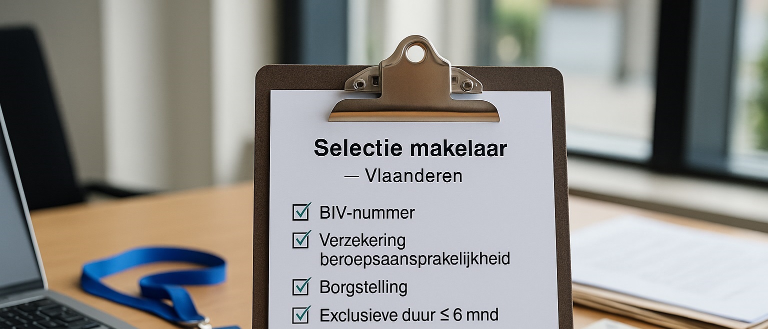 Selectieproces van een Makelaar