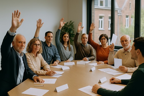 Besluitvorming en stemmen AV